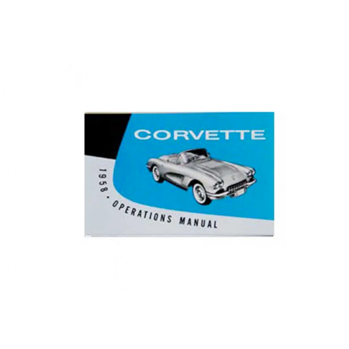 Corvette Owners Manual, 1958