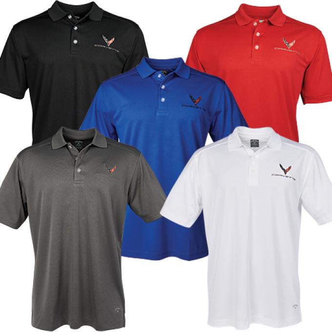 Men's Next Generation Corvette Callaway Dry Core Polo