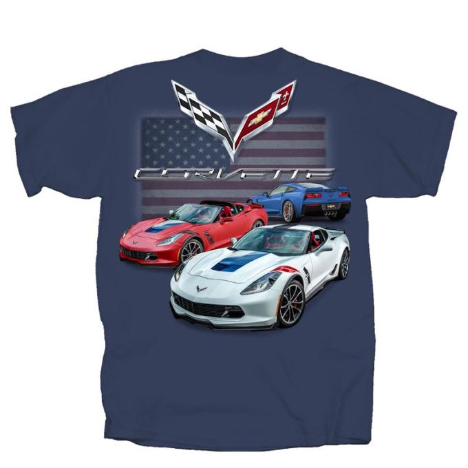 C7 Gransport Corvette Adult T-Shirt