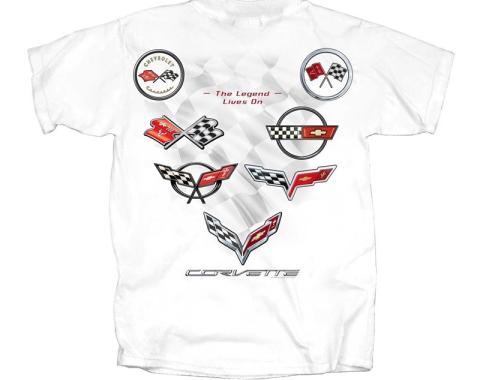 Corvette Emblem Collection Adult T-Shirt