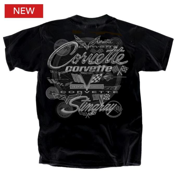 Corvette Logo Adult T-Shirt