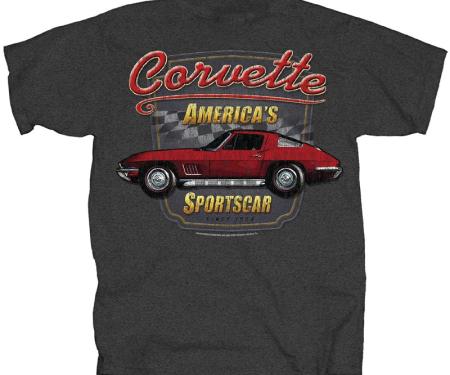 Corvette America's Sportscar Adult T-Shirt