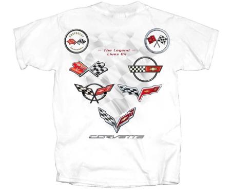 Corvette Emblem Collection Adult T-Shirt