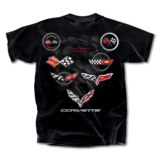 Corvette Emblem Collection Adult T-Shirt
