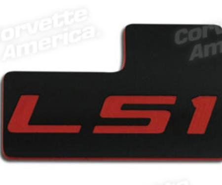 Corvette Throttle Body ID Plate, LS1, Black, 1997-2004