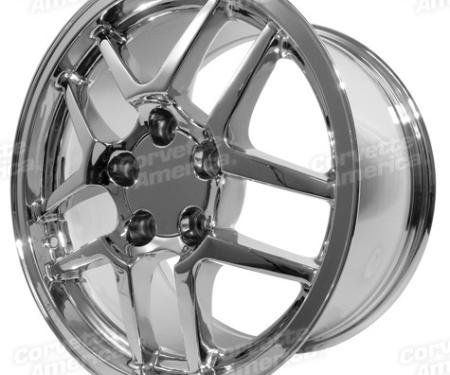 Corvette Z06 Chrome Wheels, 4 Piece Set, 1997-2004