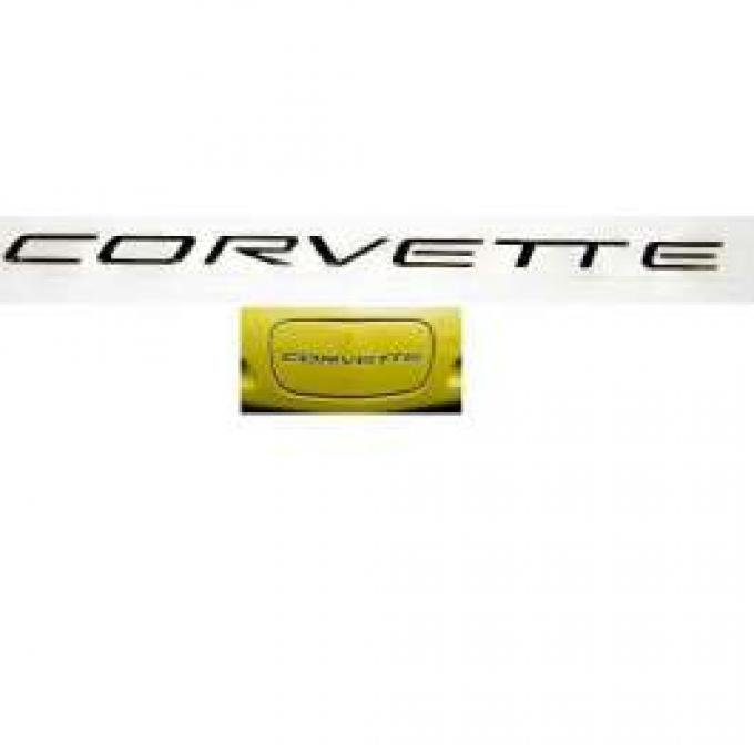 Front Corvette Lettering Kit Corvette Front License Plate Filler Lettering Kit, 1997-2004 | Corvette ...