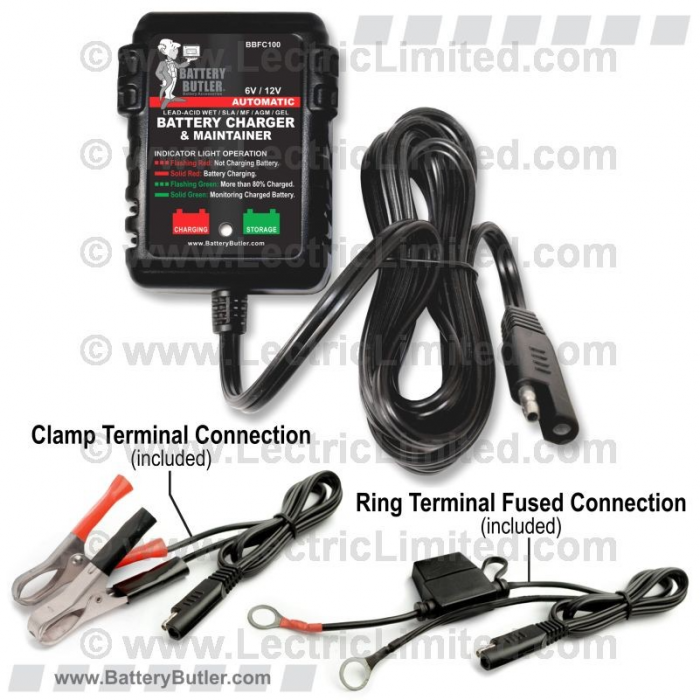 BatteryButler® Battery Storage Float Charger, 12 Volt Corvette Depot