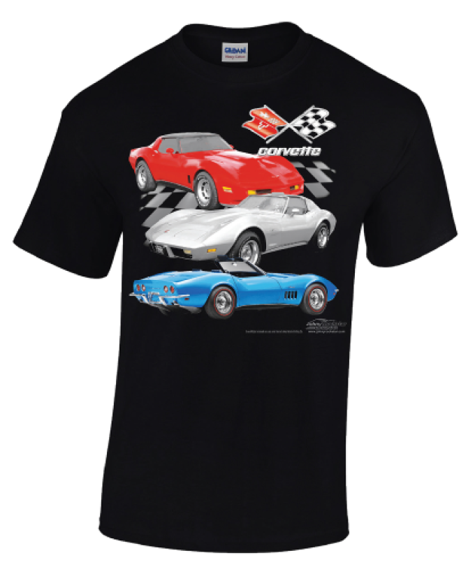 Port & Company C3 70 Corvette T-Shirt