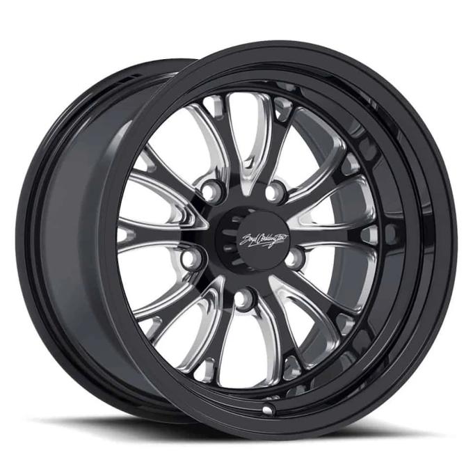 Boyd Coddington 15x9 Bristol Black / Milled Spokes 5x4.75 BS 5.25 BP BC3-5961525BM