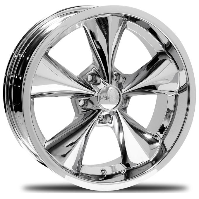 Boyd Coddington 17x7 Junkyard Dog Chrome 5x4.75 BS 4 BP BC1-776140C