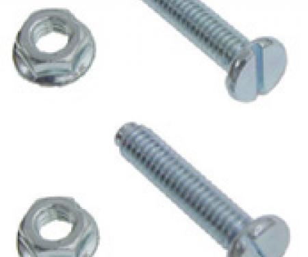 Classic Headquarters Hood Stop Bolts with Nuts-Pair W-401
