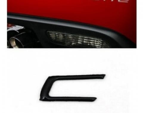 Corvette Rear Bumper Lettering Kit, Domed, 2005-2013 | Black