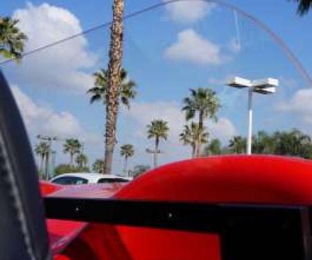 Corvette Convertible Wind Deflector, Frameless, VetteNet, 2014-2015