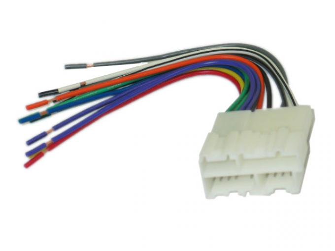 Corvette Radio Wire Harness With Plug, Custom, 1988-1996