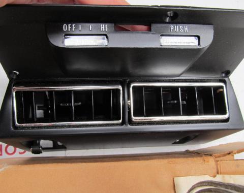 Corvette AC Dash Outlet Bezel, NOS, 1973-1976
