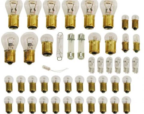 Corvette Light Bulb Set, 47 Pieces, 1976