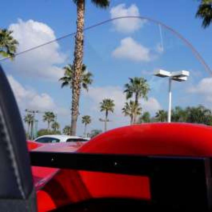 Corvette Convertible Wind Deflector, Frameless, 20052013