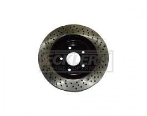 Corvette Front Drilled Rotor, Z51, 2005-2013