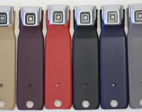 Seatbelt Solutions 1974-1982 Chevrolet Corvette Seat Belt Buckle Sleeve 7482BS3000 | Saddle