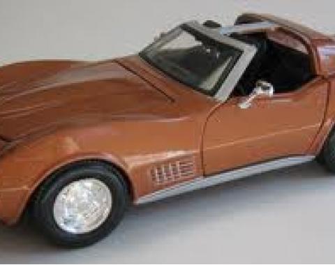 Corvette 1970 Coupe Bronze 1/24 Diecast