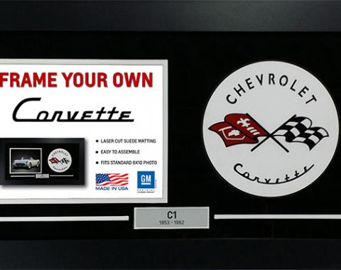 Corvette Frame Your Own with C1-C7 Logo Frame