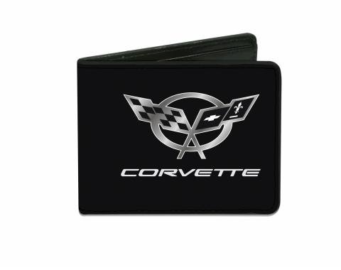 Corvette Bi-Fold Wallet with C5 Logo