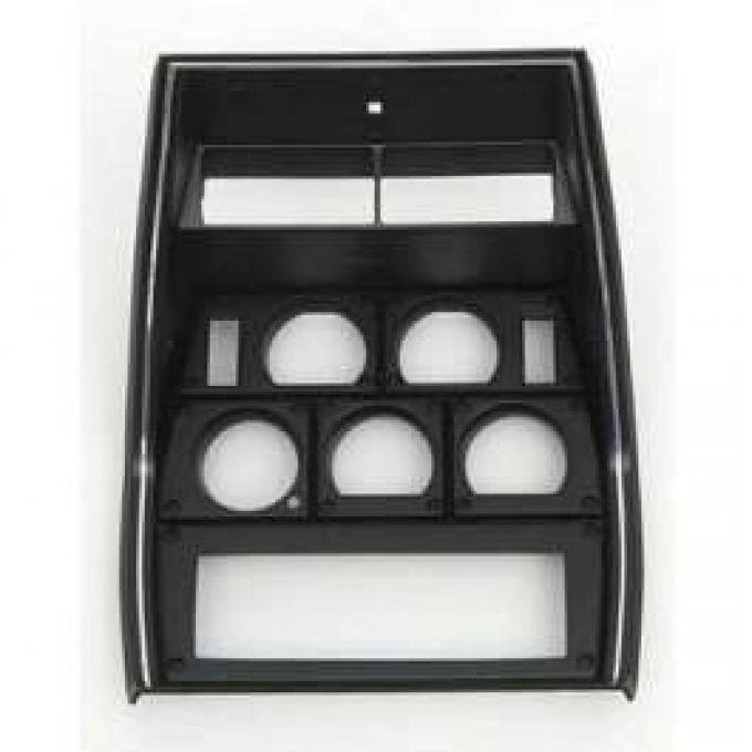 Corvette Custom Instrument Cluster Bezel, For DIN Radio, 19781980