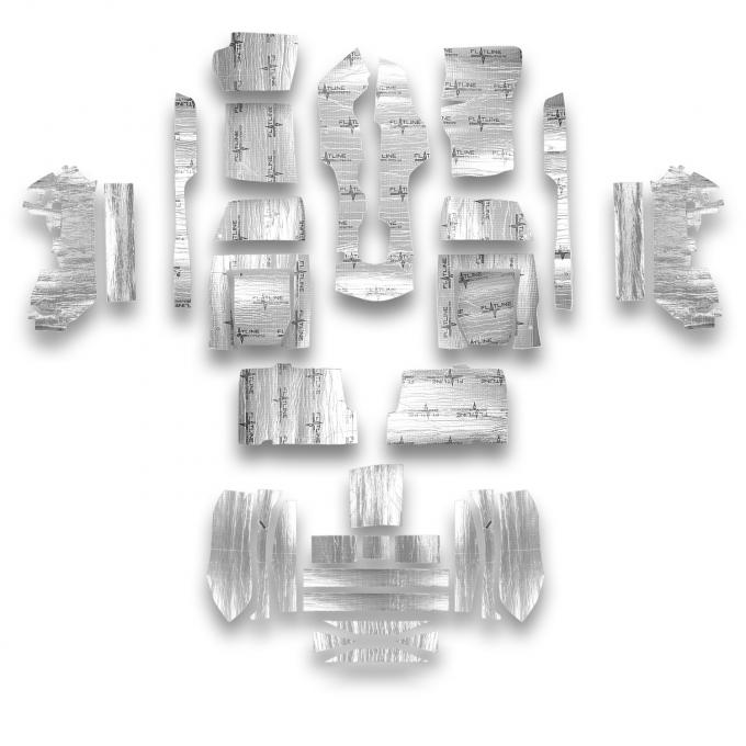 Flatline Barriers 1968-75 Chevrolet Corvette Convertible Full Insulation and Sound Dampening Kit TABV7023