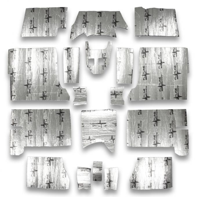 Flatline Barriers 1961-62 Chevrolet Corvette Floor Insulation and Sound Dampening Kit TABV7020