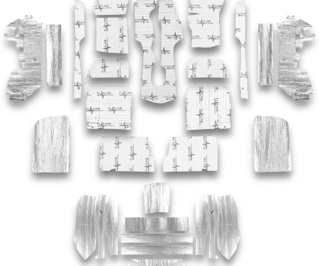 Flatline Barriers 1976-82 Corvette T-Top w/Metal Floor Full Insulation and Sound Dampening Kit TABV7018