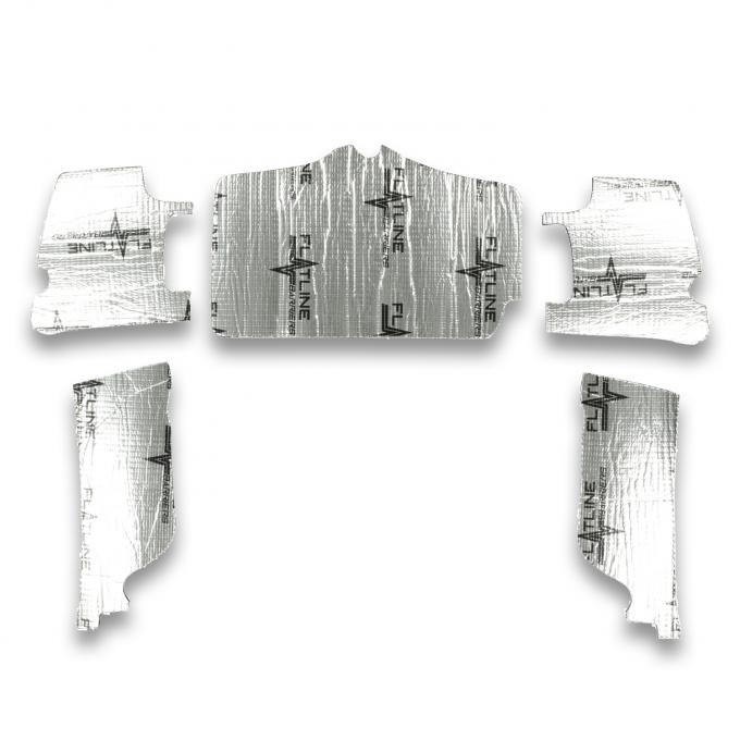 Flatline Barriers 1956-60 Chevrolet Corvette Convertible Top Well Kit TABV7003