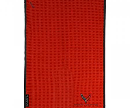 Golf's Finest Microfiber Cart Towel - Next Generation Corvette, Red