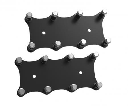 Holley EFI Igntion Coil Remote Relocation Bracket, Black Finish, Pair 561-128