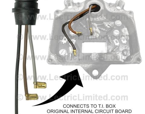 Lectric Limited 1964-1969 Chevrolet / Pontiac Transistor Ignition Amplifier Box Extension VTR6468BXT