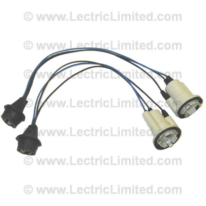 Lectric Limited 1968-1977 Chevrolet Corvette Restomod Series Front Parking/Turn Signal Light Extension Harness Set VPL7077