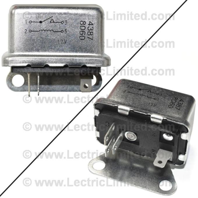 Lectric Limited 1969-1976 Chevrolet / Oldsmobile / Pontiac Air Conditioning Relay 02072624