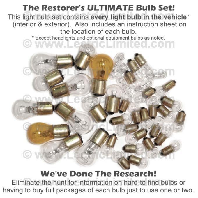 Lectric Limited 1971 Chevrolet Corvette Light Bulb Set VLK7100