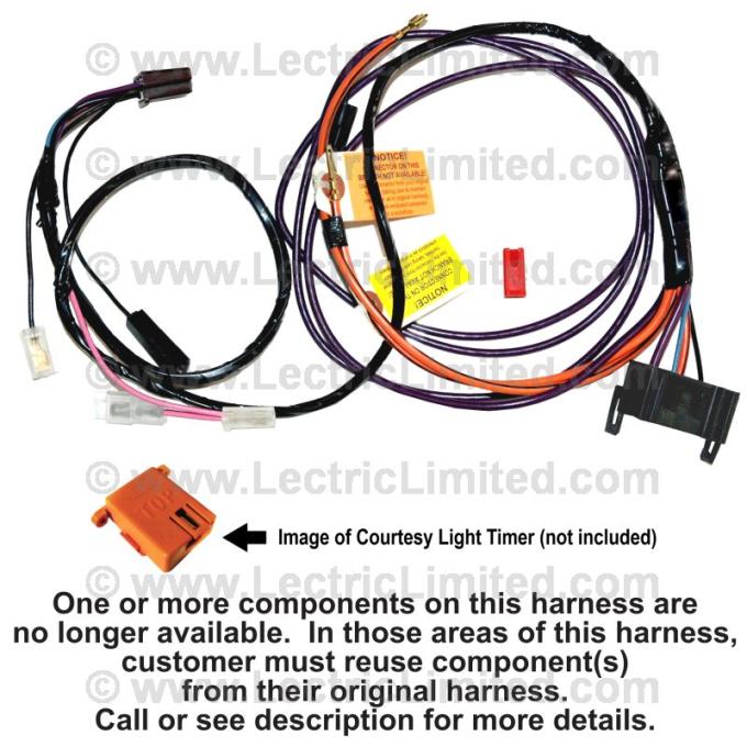Lectric Limited 1978 Chevrolet Corvette Rear Window Defroster Harness VRW7800SD