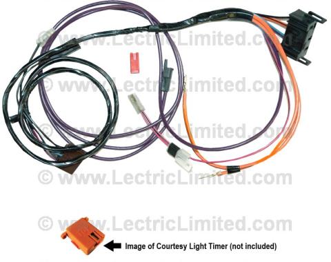 Lectric Limited 1978 Chevrolet Corvette Rear Window Defroster Harness VRW7800FD