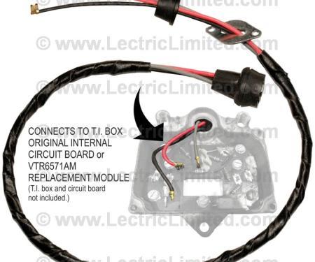 Lectric Limited 1968-1973 Chevrolet Transistor Ignition Amplifier Box Extension VTR6871BXT