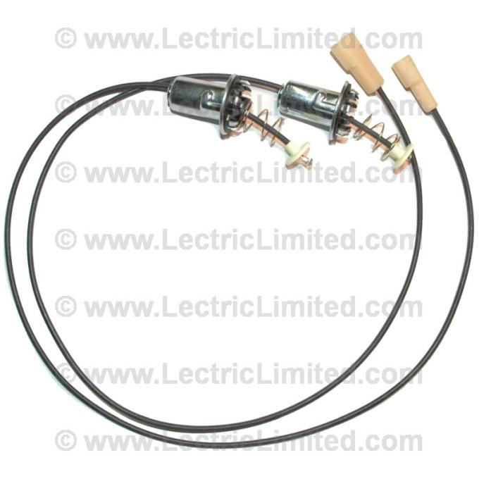 Lectric Limited 1958-1960 Chevrolet Corvette License Plate Light Leads VLS5860