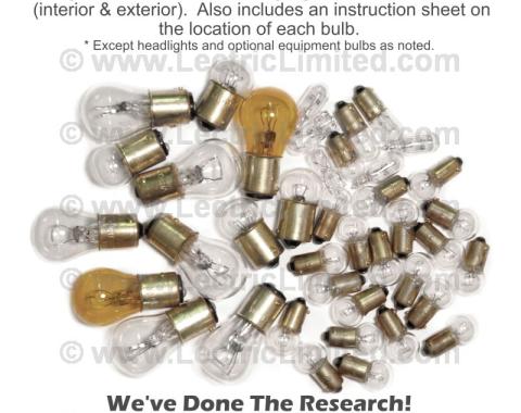 Lectric Limited 1971 Chevrolet Corvette Light Bulb Set VLK7100