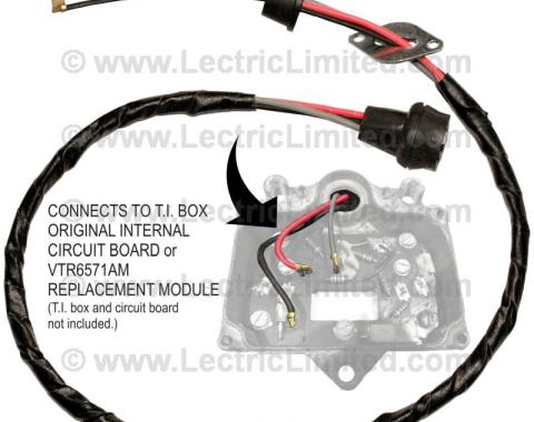 Lectric Limited 1968-1973 Chevrolet Transistor Ignition Amplifier Box Extension VTR6871BXT
