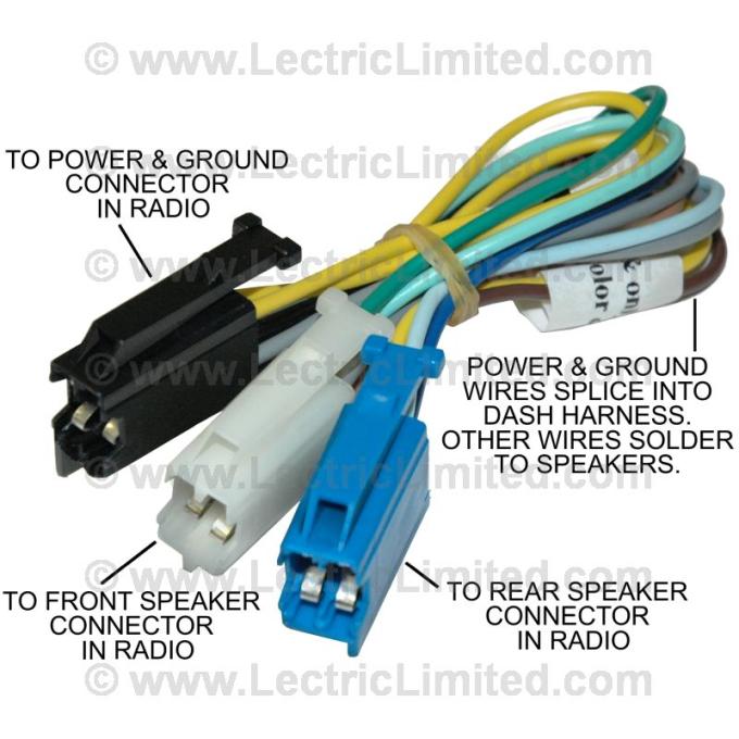Lectric Limited 1978-1988 Buick / Chevrolet / GMC / Oldsmobile / Pontiac Connector: Radio VRC7882RA