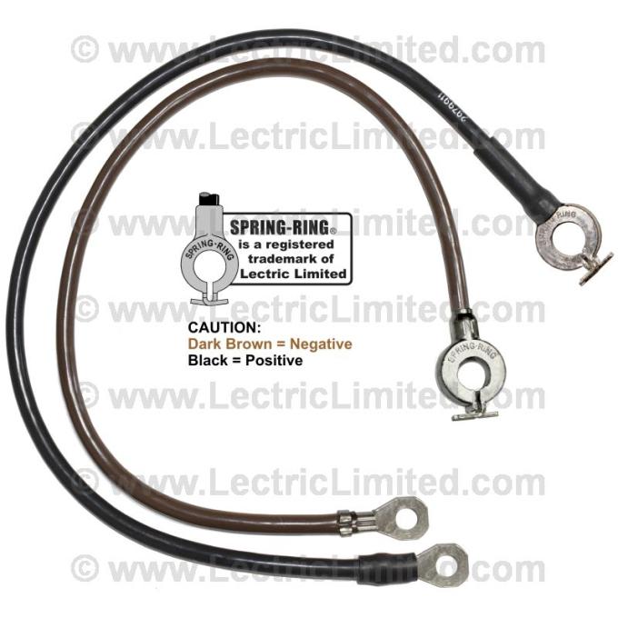 Lectric Limited 1962 Chevrolet Corvette Battery Cable Set BC2002