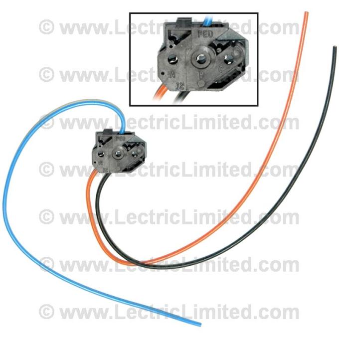 Lectric Limited 1982-1992 Chevrolet / Pontiac Connector: Power Door Lock Switch VRC8485DS