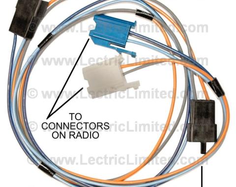 Lectric Limited 1978-1982 Chevrolet Corvette Speaker Harness VRR7882ST