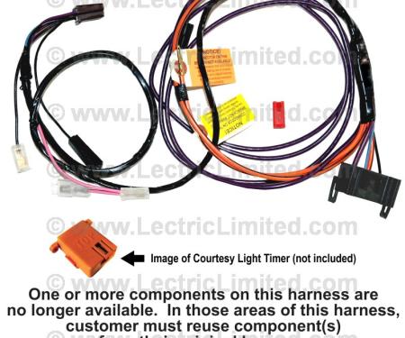 Lectric Limited 1978 Chevrolet Corvette Rear Window Defroster Harness VRW7800SD