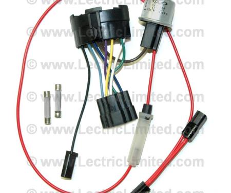 Lectric Limited 1963 Chevrolet Corvette Steering Column Turn Signal Switch Adapter Harness VTS6300CKB